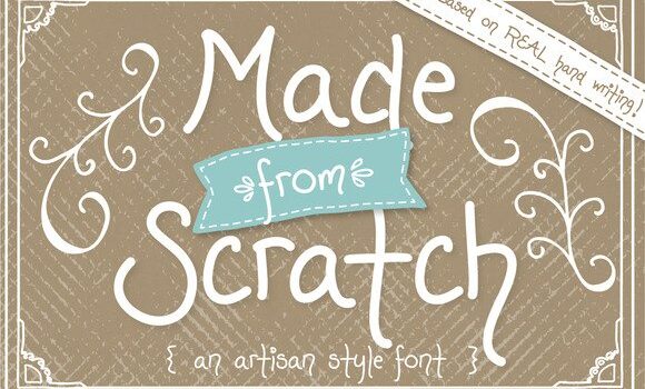 Made from Scratch Font Fonts Free Download Made from Scratch Font - Featured Image