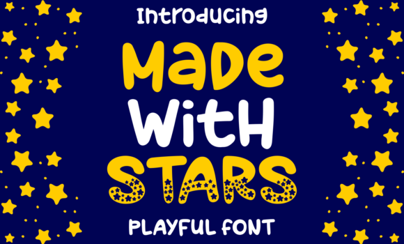 Made with Stars Font Fonts Free Download Made with Stars Font - Featured Image