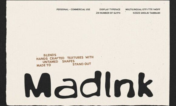 Madink Font - Featured Image