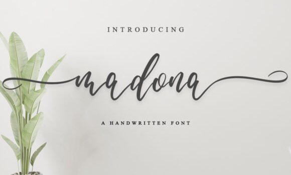 Madona Script Font - Featured Image