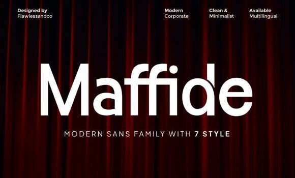 Maffide Font - Featured Image