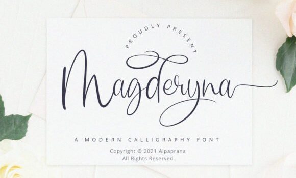 Magderyna Font Fonts Free Download Magderyna Font - Featured Image
