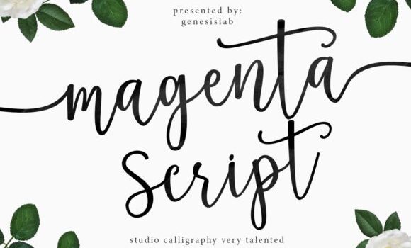 Magenta Script Font - Featured Image