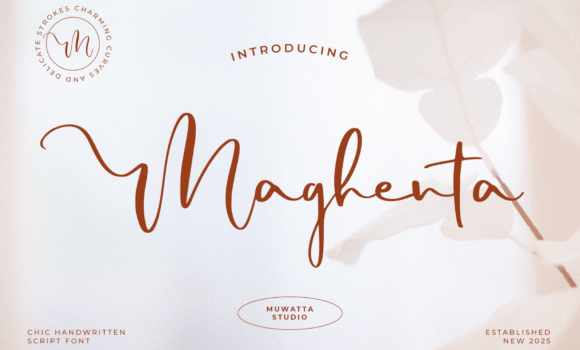 Maghenta Font - Featured Image