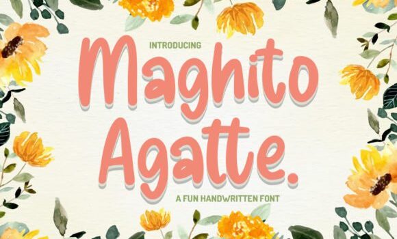 Maghito Agatte Font Fonts Free Download Maghito Agatte Font - Featured Image