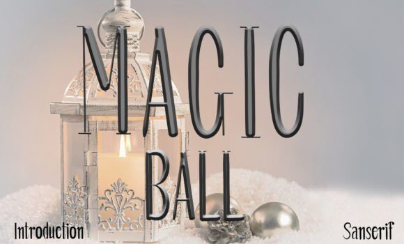 Magic Ball Font - Featured Image