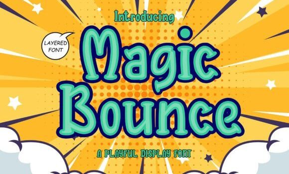 Magic Bounce Font - Featured Image