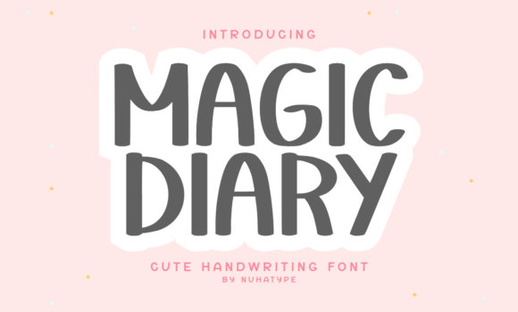 Magic Diary Font - Featured Image