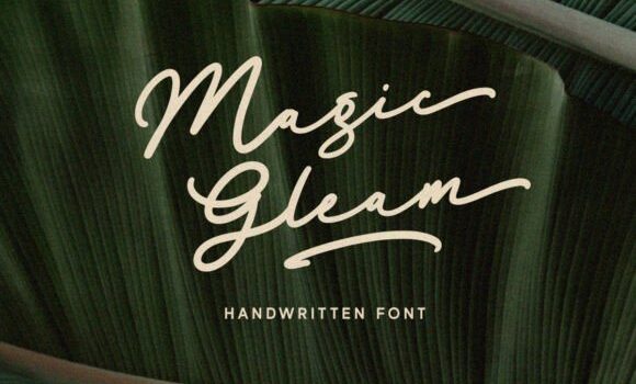 Magic Gleam Font - Featured Image