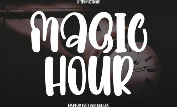Magic Hour Font - Featured Image