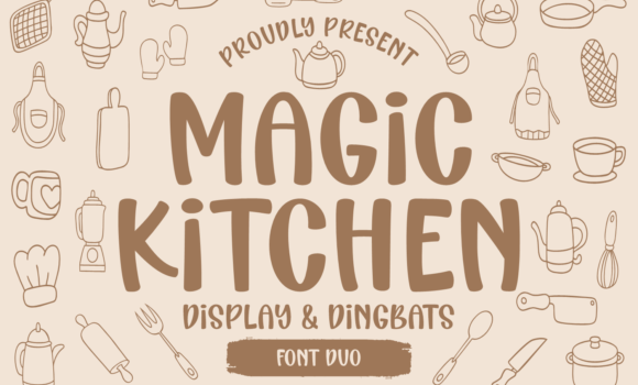 Magic Kitchen Font - Featured Image
