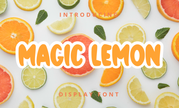 Magic Lemon Font - Featured Image