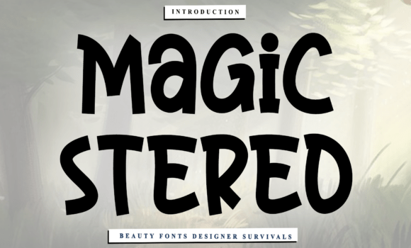 Magic Stereo Font - Featured Image