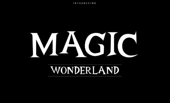Magic Wonderland Font - Featured Image