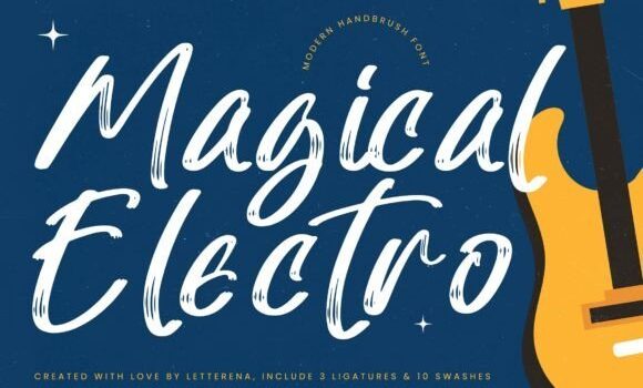 Magical Electro Font Fonts Free Download Magical Electro Font - Featured Image