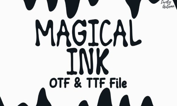 Magical Ink Font Fonts Free Download Magical Ink Font - Featured Image