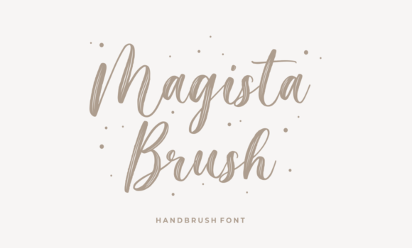 Magista Brush Font - Featured Image