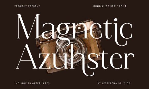 Magnetic Azuhster Font - Featured Image