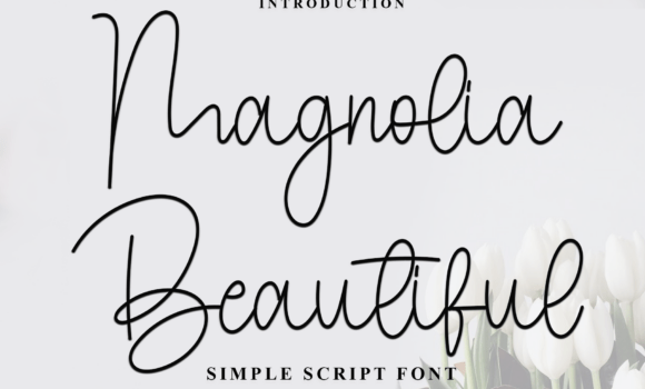 Magnolia Beautiful Font Fonts Free Download Magnolia Beautiful Font - Featured Image