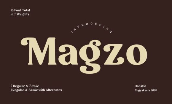 Magzo Font - Featured Image