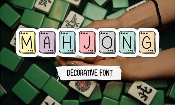 Mahjong Font Fonts Free Download Mahjong Font - Featured Image