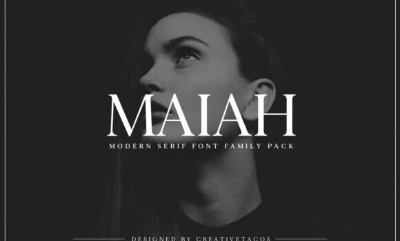 Maiah Family Font - Featured Image