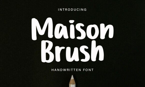 Maison Brush Font - Featured Image