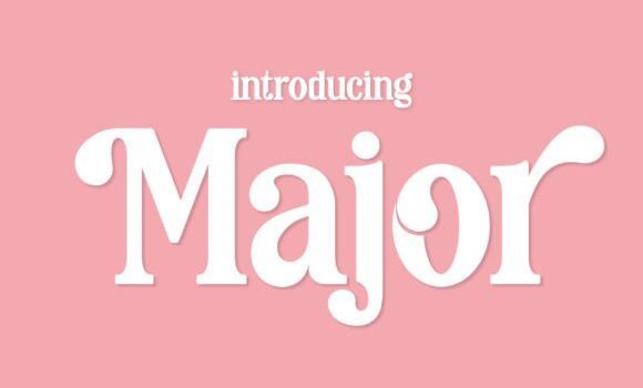 Major Font Fonts Free Download Major Font - Featured Image