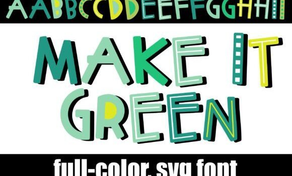 Make It Green Font - Featured Image