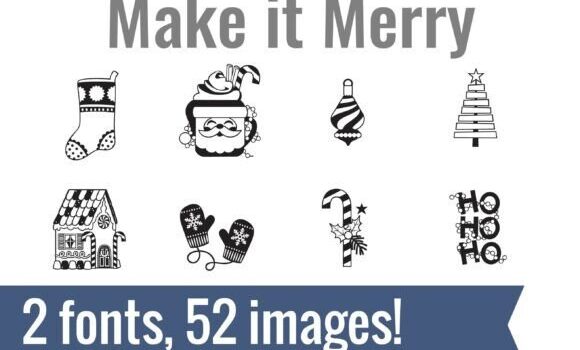Make It Merry Dingbats Font - Featured Image