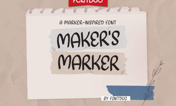 Maker's Marker Font - Featured Image