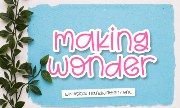Making Wonder Font Fonts Free Download Making Wonder Font - Featured Image