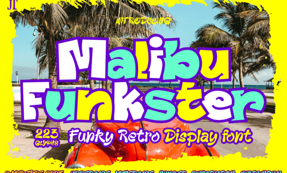Malibu Funkster Font Fonts Free Download Malibu Funkster Font - Featured Image