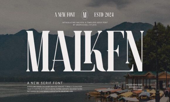 Malken Font Fonts Free Download Malken Font - Featured Image