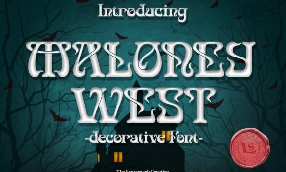 Maloney West Font - Featured Image