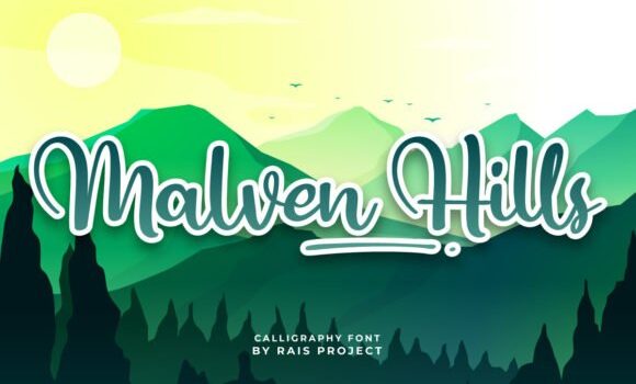 Malven Hills Font - Featured Image