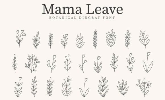 Mama Leave Font - Featured Image