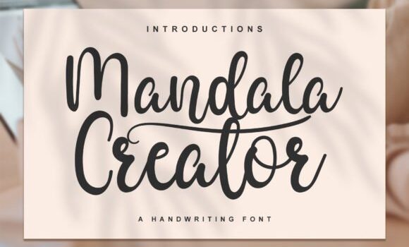 Mandala Creator Font Fonts Free Download Mandala Creator Font - Featured Image