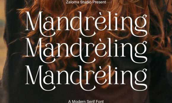 Mandreling Font - Featured Image