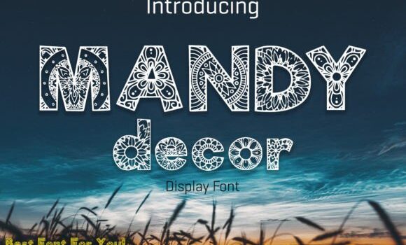 Mandy Decor Font - Featured Image