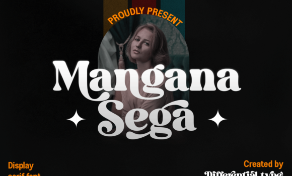 Mangana Sega Font - Featured Image