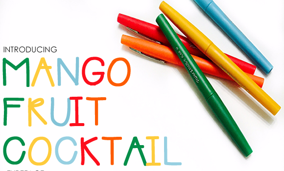 Mango Fruit Cocktail Font - Featured Image