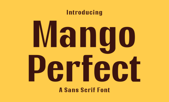 Mango Perfect Font Fonts Free Download
