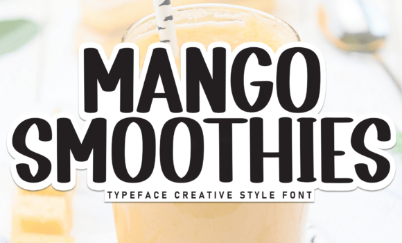 Mango Smoothies Font - Featured Image