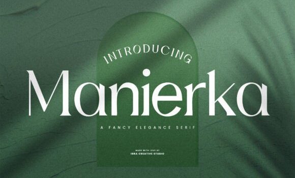 Manierka Font - Featured Image
