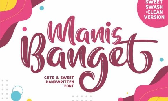 Manis Banget Font - Featured Image