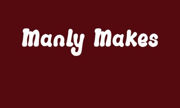 Manly Makes Font - Featured Image