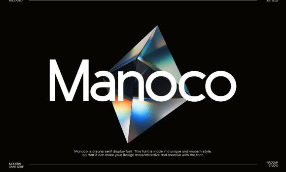 Manoco Font - Featured Image