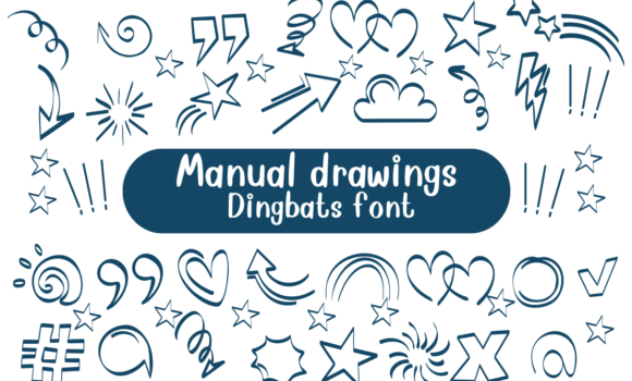 Manual Drawings Font - Featured Image