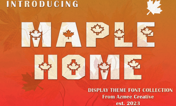 Maple Home Font Fonts Free Download